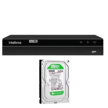 Imagem de Dvr Gravador Inteligente 16ch Mhdx 1216 C/Hd 500GB - intelbras