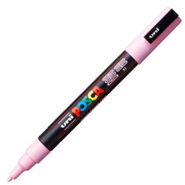 Imagem de Caneta Uni Posca Pc 3m Rosa Claro Uniball, ROSA CLARO 51