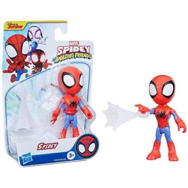 Imagem de Boneco Marvel Spidey Homem Aranha F1935 Hasbro, Vermelho e Azul