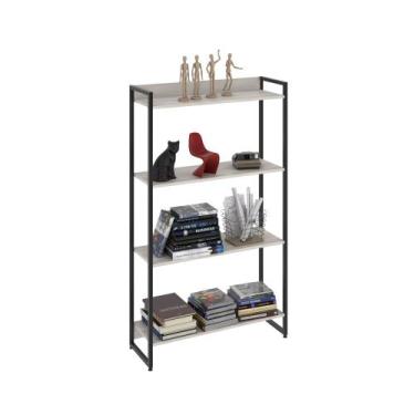Imagem de Estante Multiuso Para Escritório Industrial 04 Prateleiras Areta 145x8