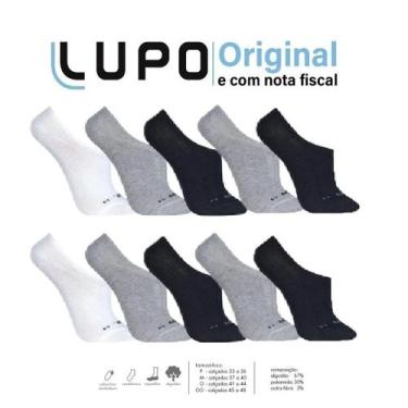 Imagem de 10 meias lupo au sport sapatilha 03270, Misto, G