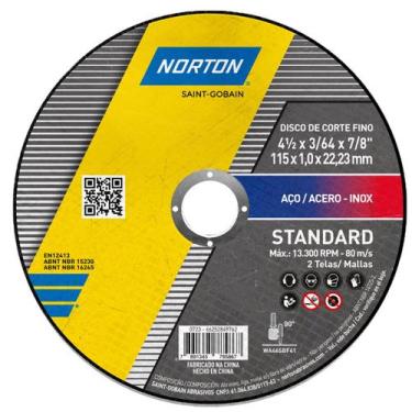 Imagem de Disco De Corte Inox 4.1/2 Standard Norton, Standard
