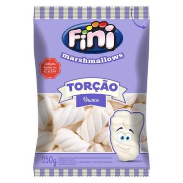 Imagem de Marshmallows 250g fini escolha o sabor, Torção Branca