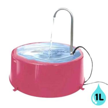 Imagem de Fonte Bebedouro Ultra Mascotes Rosa Magenta 1L