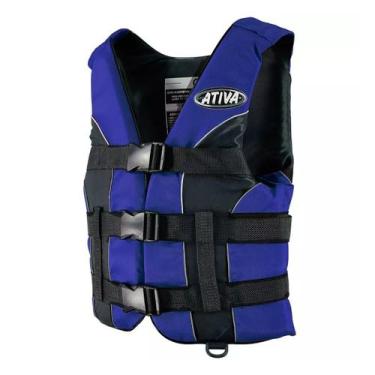 Imagem de Colete Salva Vidas Esportivo Homologado Classe V Tamanho G - ATIVA NÁU