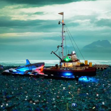 Imagem de BRIKSMAX Kit de luzes 2.0 para Lego Jaws - Iluminação LED inovadora compatível com Lego Ideas 21350 - Conjunto Lego não incluído