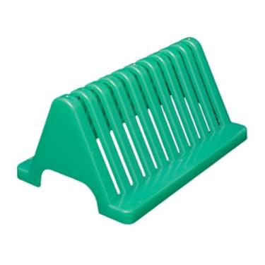 Imagem de MERIGLARE Suporte para lâminas de microscópio, suporte para drenagem de lâminas de vidro para profissionais, Verde