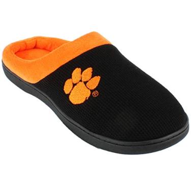 Imagem de Comfy Feet Chinelo clássico unissex para adultos, Clemson Tigers, 6.5-8 Women/5.5-7 Men