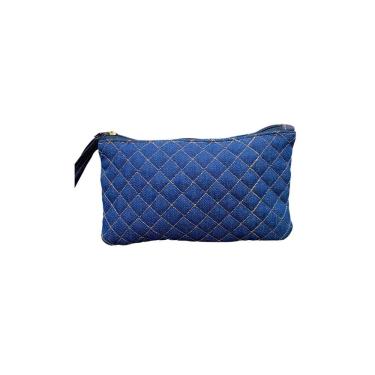 Imagem de Bolsa De Mão Necesser Jeans Abc Bags 378