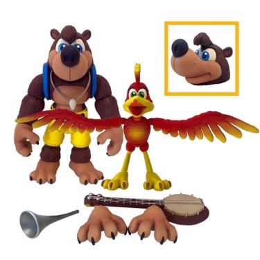 Imagem de Pacote com 2 brinquedos de DNA premium Action Figure Banjo Kazooie