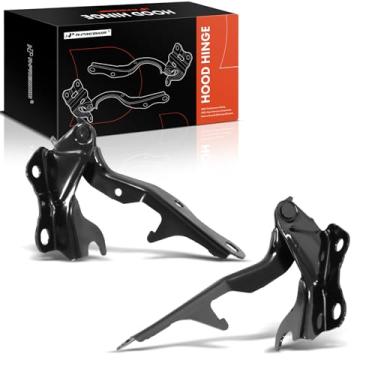 Imagem de A-Premium Dobradiças dianteiras do capô do motorista e do passageiro compatíveis com Toyota Camry 2000-2001, lado esquerdo e direito, conjunto de 2 peças, substituição # 53420AA011, 53410AA011