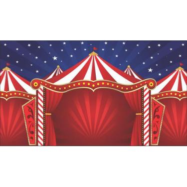 Imagem de Painel de Lona Circo 020 300x200cm - Fabrika de Festa