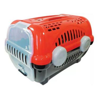 Imagem de Caixa De Transporte Furacão Pet Luxo N2 Vermelha - Furacao Pet