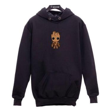 Imagem de Moletom Canguru Groot Guardiões Da Galáxia Casaco Frio - SEMPRENALUTA 