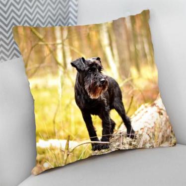 Imagem de Almofada Decorativa Cheia c/ Zíper 40x40 Dog Pet Cachorro Cão - Deluzz