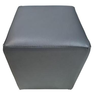 Imagem de Puffe Banqueta Quadrado Cubo Decorativo Funcional para uso Doméstico C
