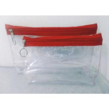 Imagem de Necessarie dupla kit com 2 unidades  - Necessarie kit 2 peças , Vermel