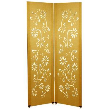 Imagem de Biombo Margarida 2 Folhas c/ 04 Pezinhos - ComercialMasul