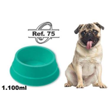 Imagem de Comedouro Bebedouro  Plástico Para Cachorro Colorido Pet  - ORNAMENTAL