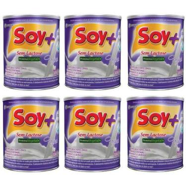 Imagem de Suprasoy Soy + Original Sem Lactose 6x300g-Supra Soy