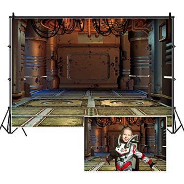 Imagem de Leyiyi 2,1 x 1,5 m, espaço de fundo interior, espaço armazém, ficção científica, fotografia, fundo, estação espacial, corredor, crianças, retrato artístico, sessão de fotos, adereços para cabine de