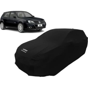 Imagem de Capa Para Carro Hatch Volkswagen Golf Anti-Risco - Mz, Preta