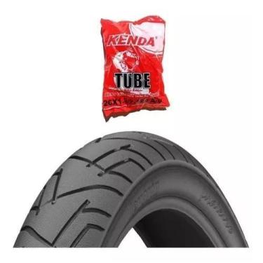 Imagem de Pneu bike levorin praieiro aro 26x1.95 slick + camara kenda