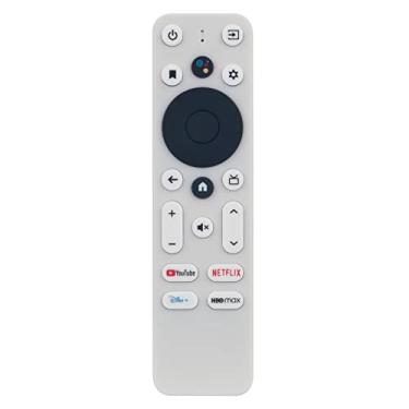 Imagem de VINABTY Controle remoto de voz com substituição de microfone para Onn Android TV 4K UHD Stick TV Box 100024646 100026240 dispositivo de transmissão