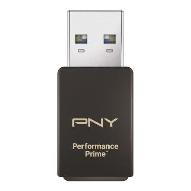 Imagem de PNY Leitor de cartão de memória flash micro SD Performance Prime™ USB 3.2 Gen 1 – Velocidades ultrarrápidas, leitura de 200 MB/s, gravação de 150 MB/s, tipo A, para dispositivos host equipados com USB