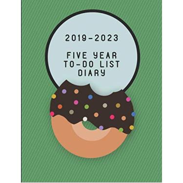 Imagem de 2019-2023 Five Year To-Do List Diary: Donut Themed Planner