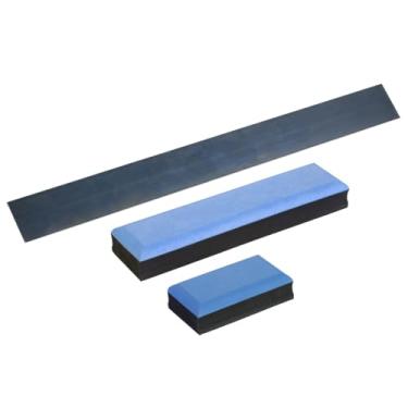 Imagem de Pintando Carro, Kit 2 Tacos Manual Eva D/pintura Automotiva + Régua Quantidade de cascalhos:0;Cor:Azul