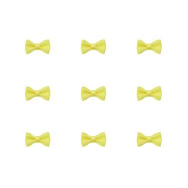 Imagem de Tupalizy Mini laços de fita de cetim pequenos laços artesanais de tecido de costura para decoração de Natal gravatas borboleta sacos de presente caixas cartões de convite de saudação lembrancinha de