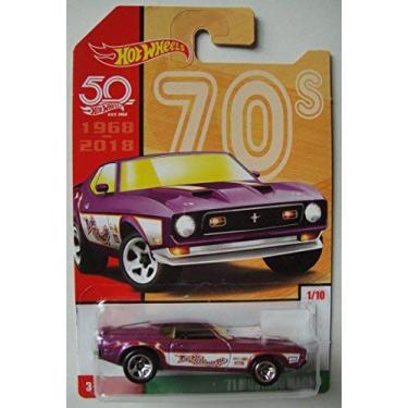 Imagem de Hot Wheels 70s, Magenta '71 Mustang MACH 1 1/10 50TH Anniversary