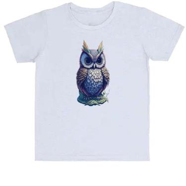 Imagem de Camiseta Infantil Coruja Fantasy Art Neon - Alearts, 14