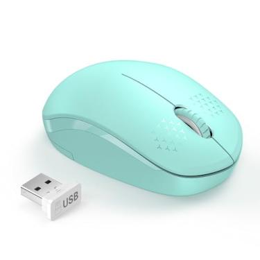 Imagem de MPOWER Mouse Sem Fio Wgsb 012 Mouse Wireless 2.4G Verde Mint Sensor Óptico de 1600 Dpi Clique Silencioso Plug and Play Receptor Nano Usb Design Compacto