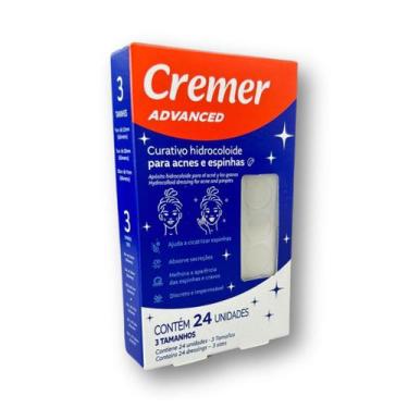 Imagem de Kit com 5 Caixas Curativos Hidrocoloide para Acnes 24 Unidades Cremer