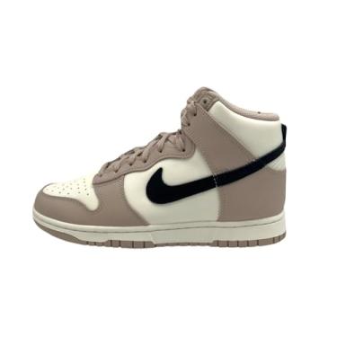 Imagem de Nike T nis feminino Dunk High WMNS DD1869 102 Futebol Cinza - Tamanho, Preto/branco/preto, 7