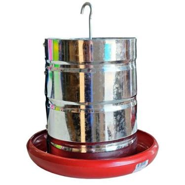 Imagem de Comedouro Tubular Para Frango Galinha Granja Aves Avipet 05K