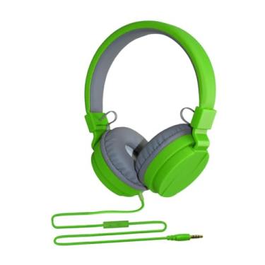 Imagem de AsrMyjcx Fone de ouvido sobre fone de ouvido confortável, escritório para mulheres, presentes que escutando a bandana de cabeça ajustável em jogos de música, Verde