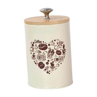 Imagem de Ｂｅｓｇａ Cabelagem de cozinha, jarra de armazenamento de alimentos, cereais rústicos selando jarra de recipiente para nozes de alimentos secos, a