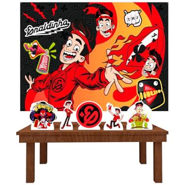 Imagem de Kit Decoração Festa de Aniversário Infantil Painel + Displays Futebol Enaldinho