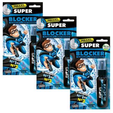 Imagem de Kit 3 Unidades Bloqueador de Odores Indesejáveis Sanitários Super Bloc