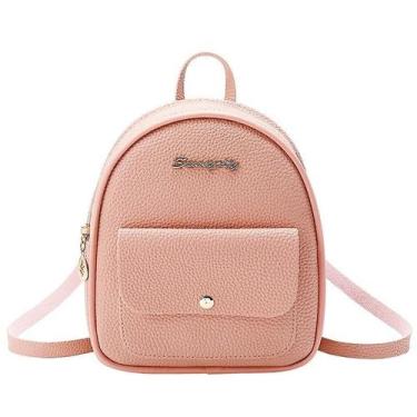 Imagem de Mini Mochila de material sintético Feminina Bolsa de Ombro - Luke Spor