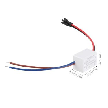 Imagem de Power Driver LED, AC95-265V 50/60Hz 500mA DC2-4V, DIY 3W LAMPER DOISTRO. Tamanho Pequeno, Corrente Constante, Silenciosa,