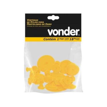 Imagem de Ventosas de nylon para martelinho de ouro com 18 pcs - vonder, Sem var