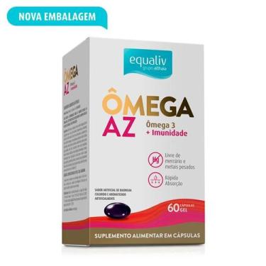 Imagem de Ômega 3 AZ 60 Cápsulas - Equaliv - Lojaequaliv