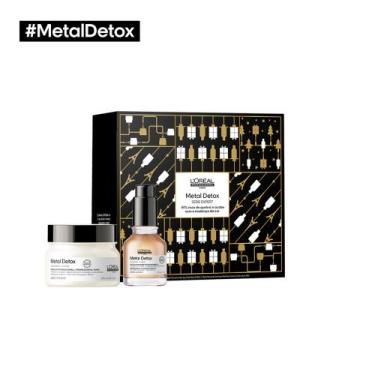 Imagem de L'Oréal Kit Metal Detox Máscara 250ml + Óleo Concentrado 50ml