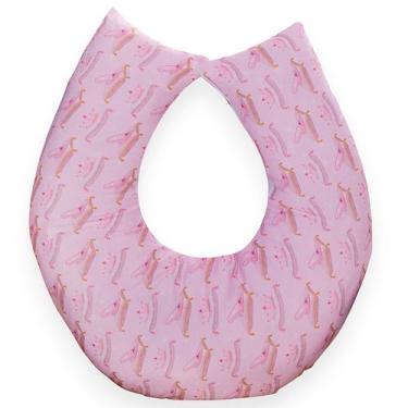 Imagem de Almofada Amamentação para Bebê Menina Sublimado - Carinha de Anjo, Duq