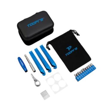 Imagem de simhoa Chave de catraca de bicicleta com 10 bits kit de ferramentas de reparo de pneus de bicicleta de bicicleta com estojo de armazenamento