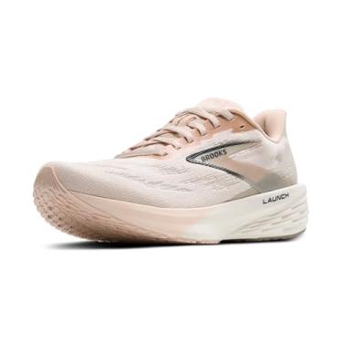 Imagem de Brooks Tênis de corrida feminino Launch 11 Neutral, Amêndoa/neblina/preto, 42